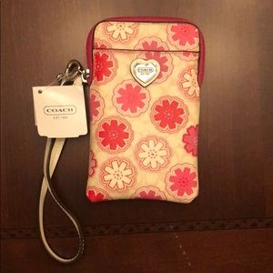 Coach Phone Case/Wallet Brand New
